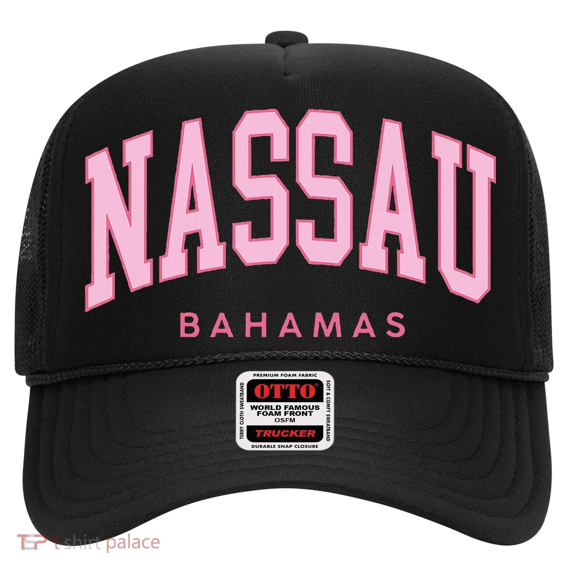 Nassau Bahamas Preppy Retro Throwback Souvenir Hat