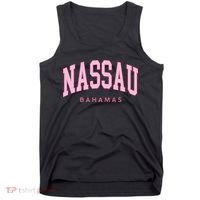 Nassau Bahamas Preppy Retro Throwback Souvenir Tank Top thumb 0
