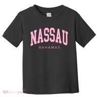 Nassau Bahamas Preppy Retro Throwback Souvenir Toddler T-Shirt thumb 0
