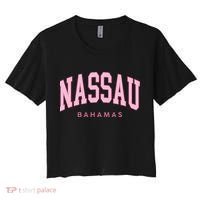 Nassau Bahamas Preppy Retro Throwback Souvenir Women's Crop Top Tee thumb 0