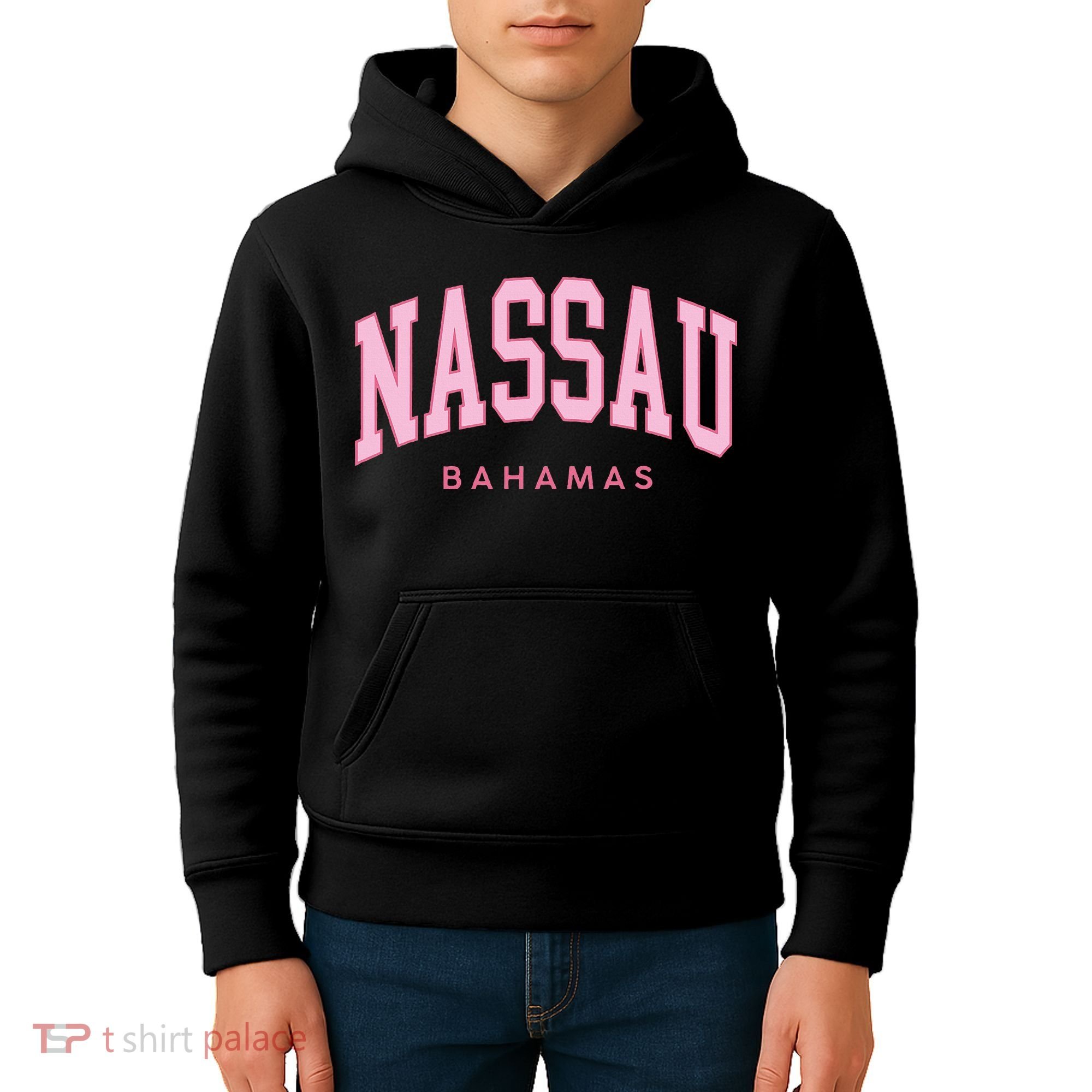 Nassau Bahamas Preppy Retro Throwback Souvenir Kids Hoodie