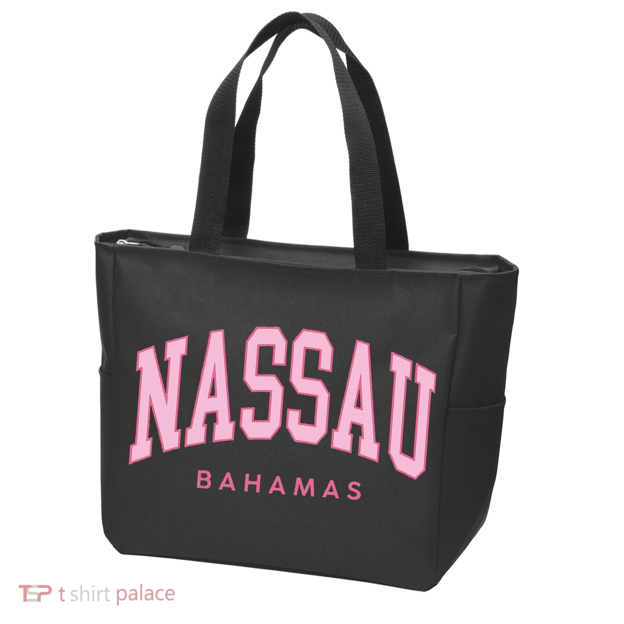 Nassau Bahamas Preppy Retro Throwback Souvenir Tote Bag