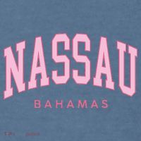Nassau Bahamas Preppy Retro Throwback Souvenir Garment-Dyed Sweatshirt thumb 2