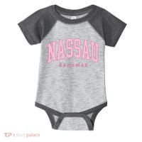 Nassau Bahamas Preppy Retro Throwback Souvenir Infant Baby Jersey Bodysuit thumb 0