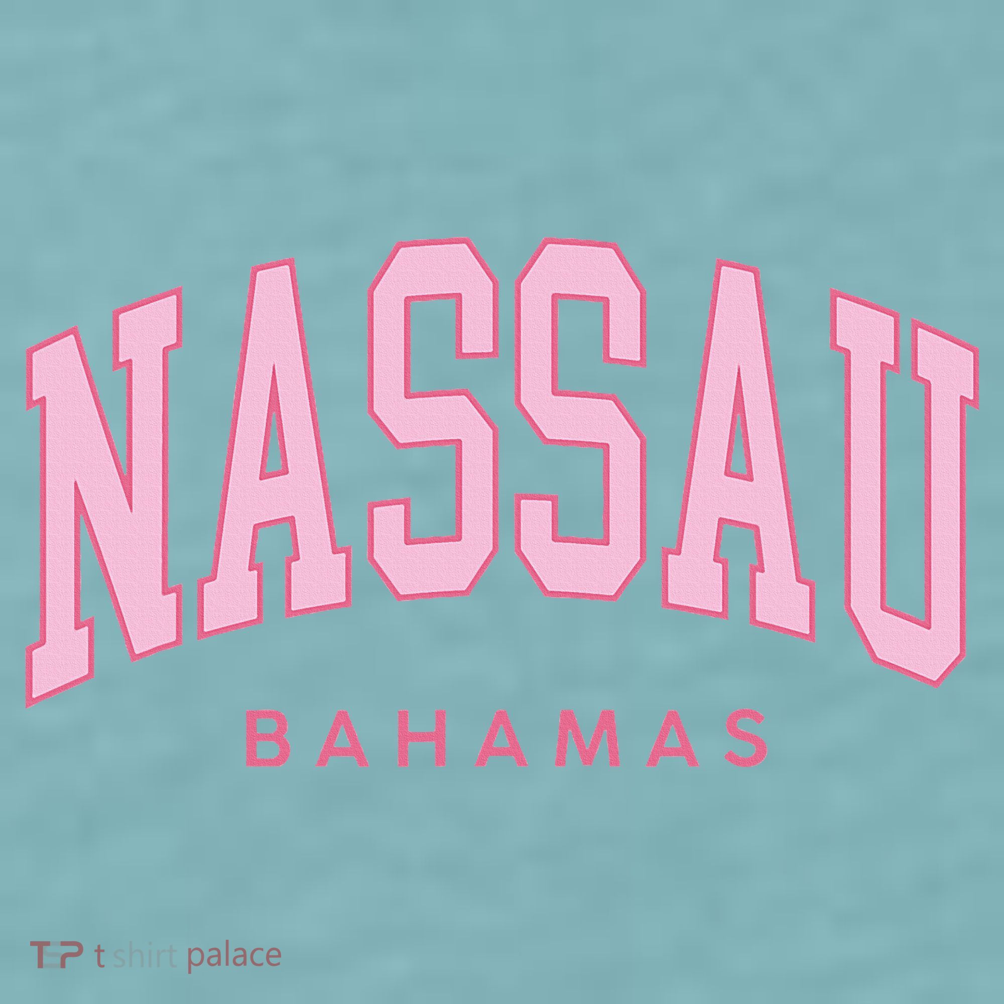 Nassau Bahamas Preppy Retro Throwback Souvenir Sueded Cloud Jersey T-Shirt