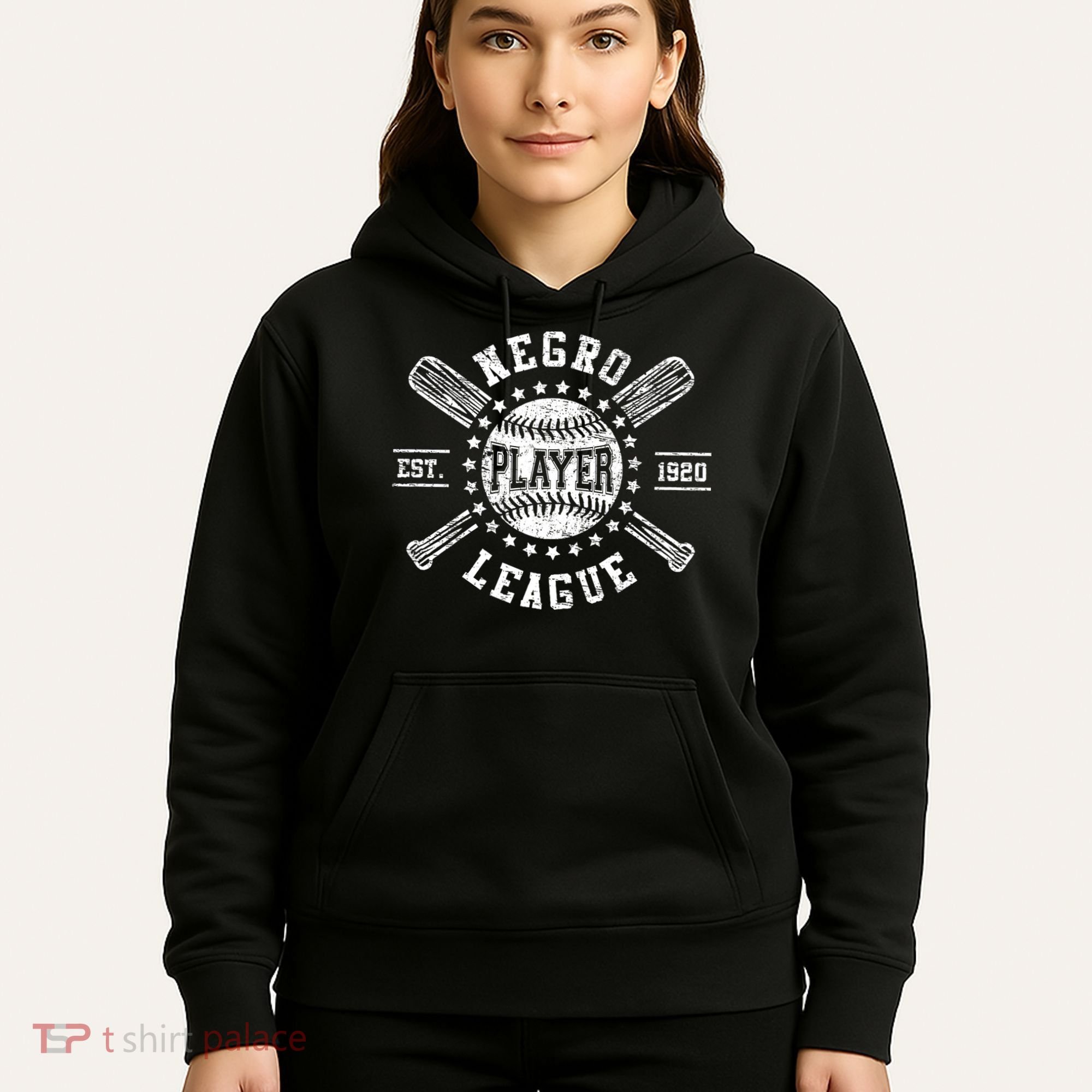 Negro Baseball Player 1920 League Hoodie