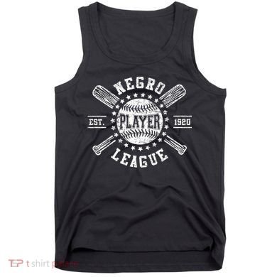 Negro Baseball Player 1920 League Tank Top