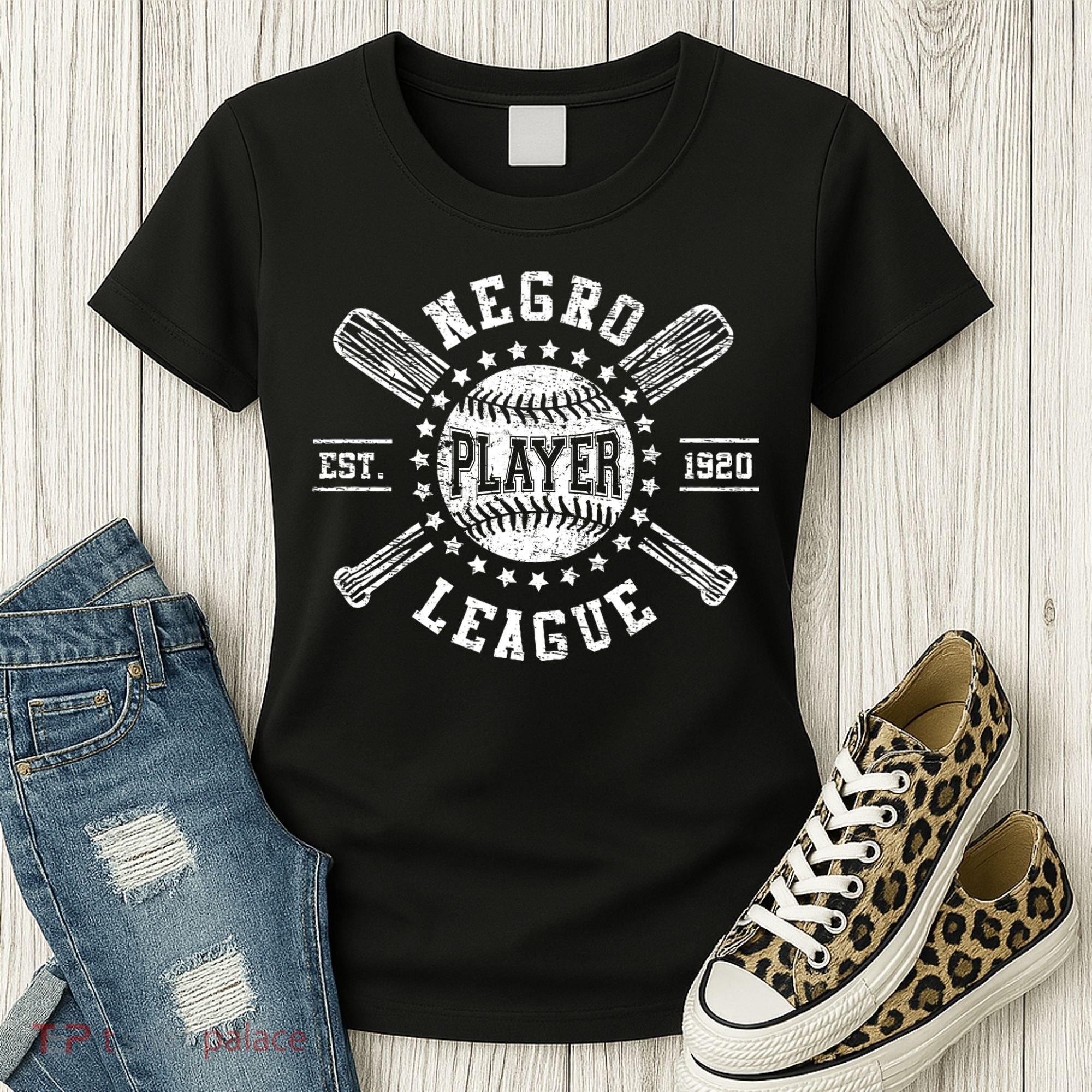 Negro Baseball Player 1920 League Women's T-Shirt