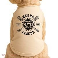 Negro Baseball Player 1920 League Doggie Tank thumb 0