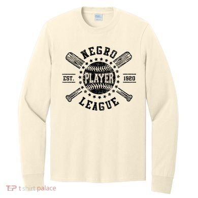 Negro Baseball Player 1920 League Long Sleeve Shirt