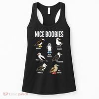 Nice Boobies Pun Adult Joke Funny Bird Lover Birdwatcher Women's Tank Top thumb 0