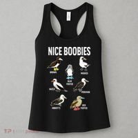 Nice Boobies Pun Adult Joke Funny Bird Lover Birdwatcher Women's Tank Top thumb 3