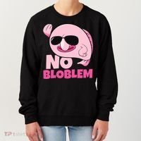 No Bloblem Problem Deep Sea Fish Sea Animal Blobfish Funny Gift Women's Sweatshirt thumb 0
