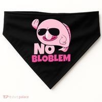 No Bloblem Problem Deep Sea Fish Sea Animal Blobfish Funny Gift USA-Made Doggie Bandana thumb 0