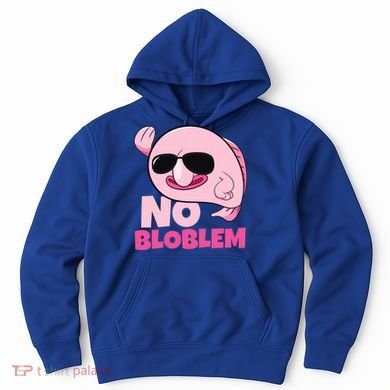 No Bloblem Problem Deep Sea Fish Sea Animal Blobfish Funny Gift Hoodie