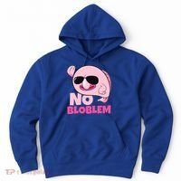 No Bloblem Problem Deep Sea Fish Sea Animal Blobfish Funny Gift Hoodie thumb 0