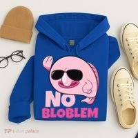 No Bloblem Problem Deep Sea Fish Sea Animal Blobfish Funny Gift Hoodie thumb 4