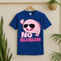 No Bloblem Problem Deep Sea Fish Sea Animal Blobfish Funny Gift T-Shirt thumb 2