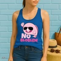 No Bloblem Problem Deep Sea Fish Sea Animal Blobfish Funny Gift Women's Tank Top thumb 2