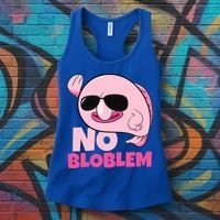 No Bloblem Problem Deep Sea Fish Sea Animal Blobfish Funny Gift Women's Tank Top thumb 3