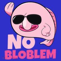 No Bloblem Problem Deep Sea Fish Sea Animal Blobfish Funny Gift Women's Tank Top thumb 5