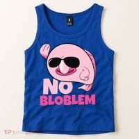 No Bloblem Problem Deep Sea Fish Sea Animal Blobfish Funny Gift Tank Top thumb 2