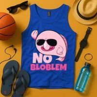 No Bloblem Problem Deep Sea Fish Sea Animal Blobfish Funny Gift Tank Top thumb 4