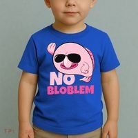 No Bloblem Problem Deep Sea Fish Sea Animal Blobfish Funny Gift Toddler T-Shirt thumb 2