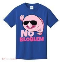 No Bloblem Problem Deep Sea Fish Sea Animal Blobfish Funny Gift Kids T-Shirt thumb 0