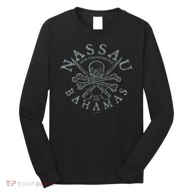 Nassau Bahamas Pirate Long Sleeve Shirt