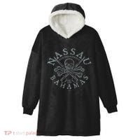 Nassau Bahamas Pirate Hooded Wearable Blanket thumb 0