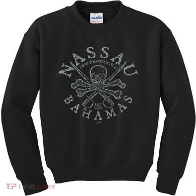 Nassau Bahamas Pirate Kids Sweatshirt