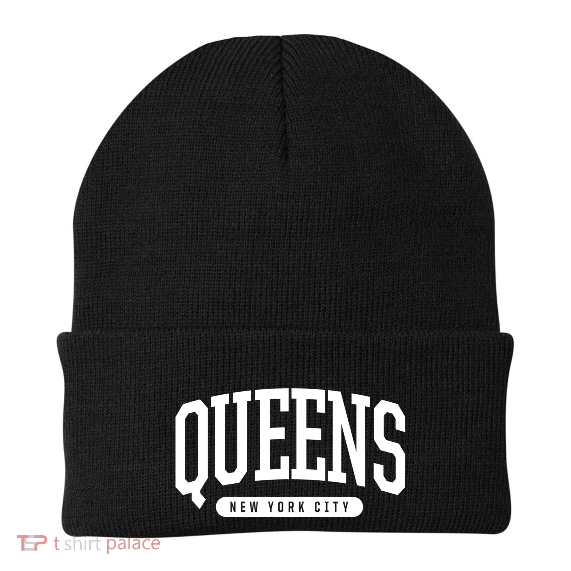 Nyc Borough Queens New York City Beanie