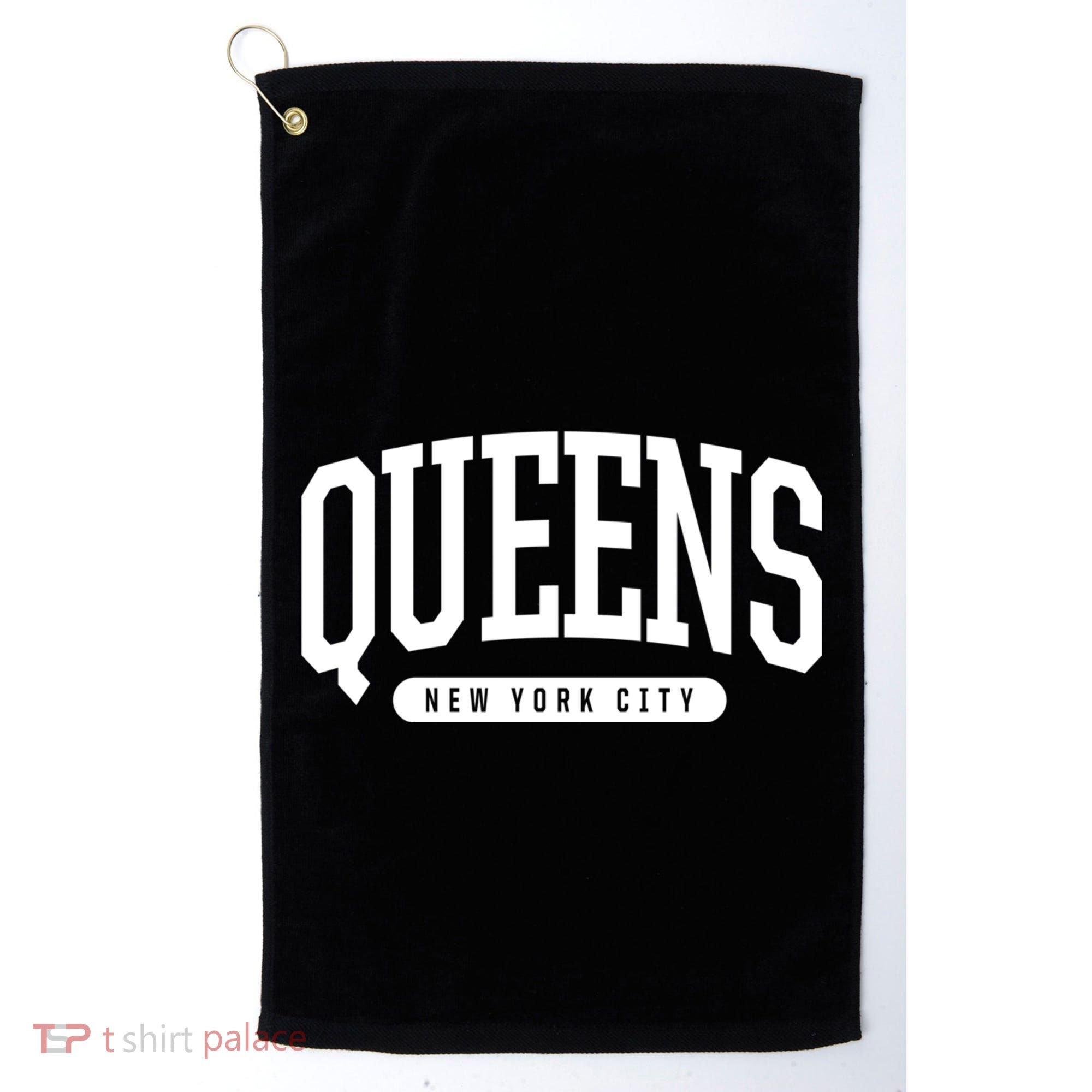 Nyc Borough Queens New York City Golf Towel
