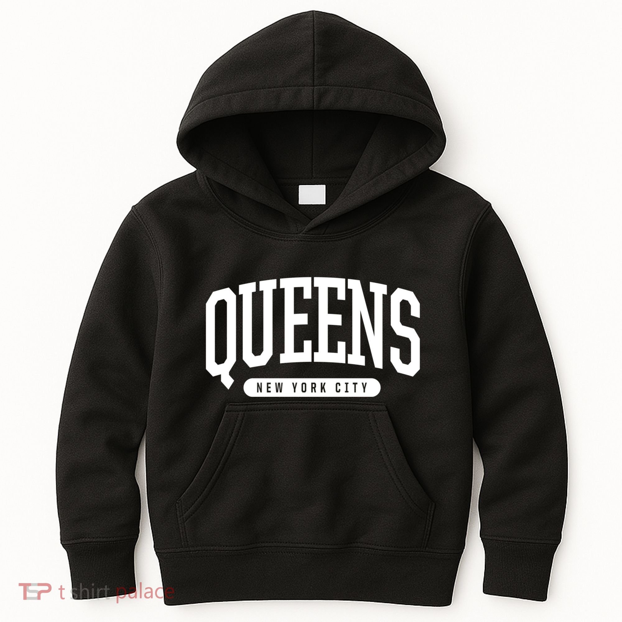 Nyc Borough Queens New York City Kids Hoodie