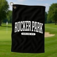 Nyc Borough Rucker Park Harlem New York Golf Towel thumb 1