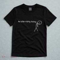 No Bike Riding Today – Funny Cyclist Rest Day Humor T-Shirt thumb 5