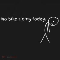 No Bike Riding Today USA-Made Doggie Bandana thumb 2