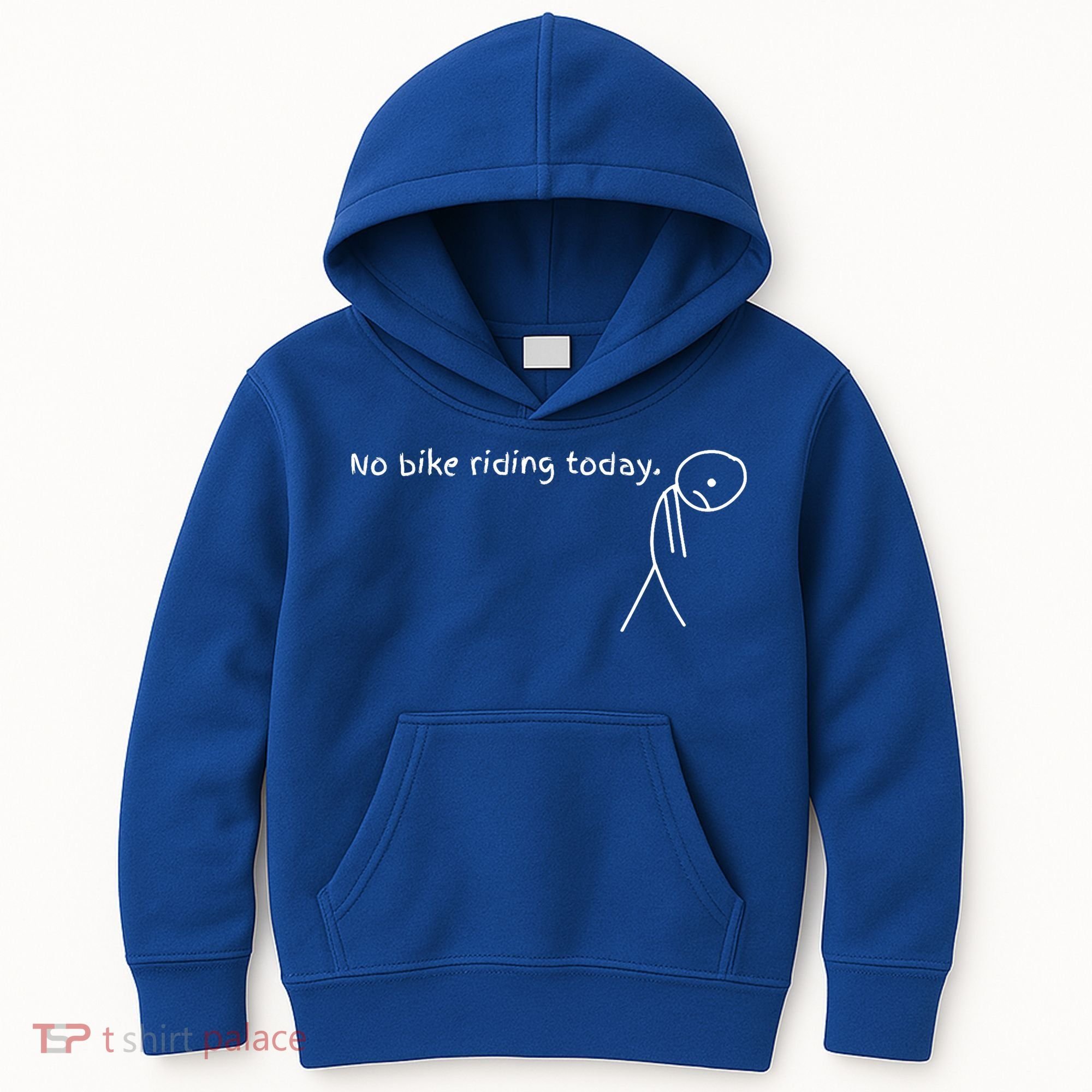 No Bike Riding Today Kids Hoodie