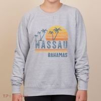 Nassau Bahamas Souvenir Vacation Travel Reminder Women's Sweatshirt thumb 0