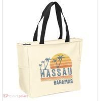 Nassau Bahamas Souvenir Vacation Travel Reminder Tote Bag thumb 2