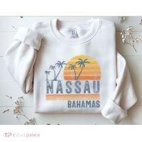 Nassau Bahamas Souvenir Vacation Travel Reminder Sweatshirt thumb 2