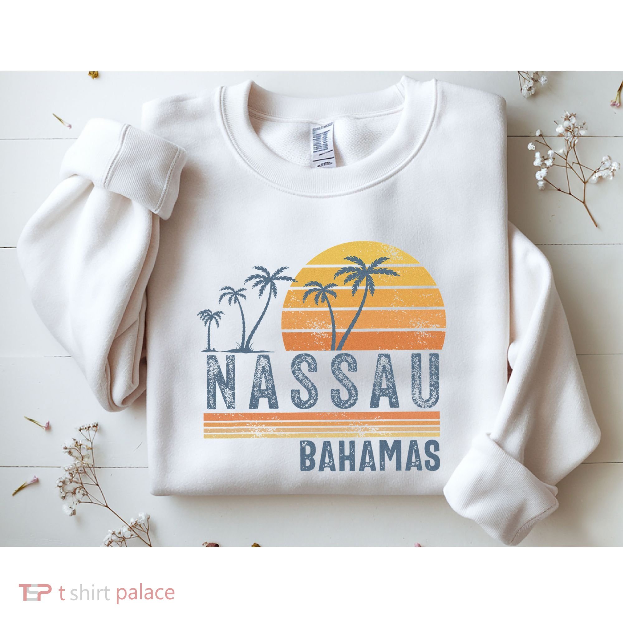 Nassau Bahamas Souvenir Vacation Travel Reminder Sweatshirt