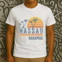 Nassau Bahamas Souvenir Vacation Travel Reminder T-Shirt thumb 3
