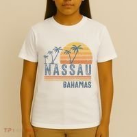 Nassau Bahamas Souvenir Vacation Travel Reminder T-Shirt thumb 4