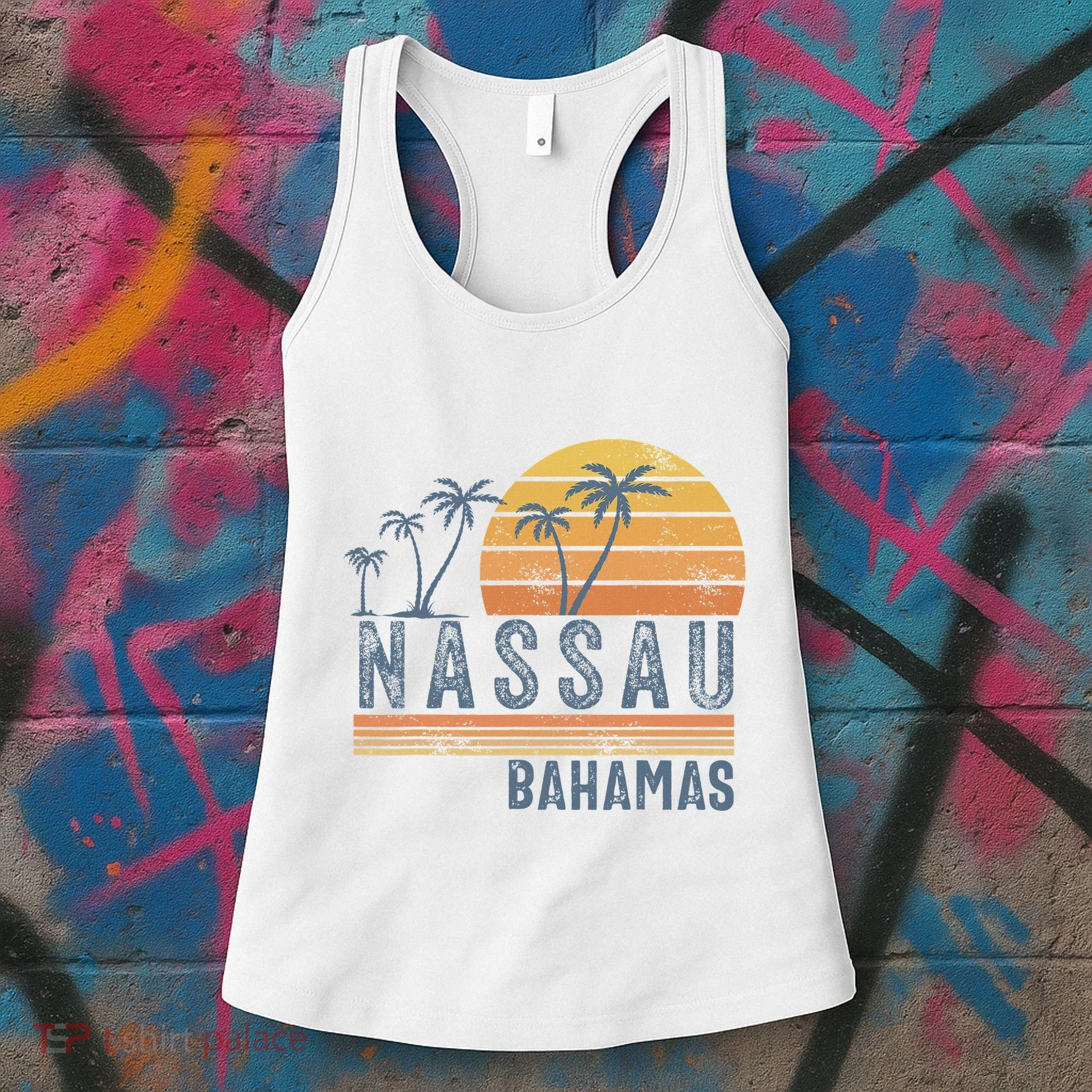 Nassau Bahamas Souvenir Vacation Travel Reminder Women's Tank Top