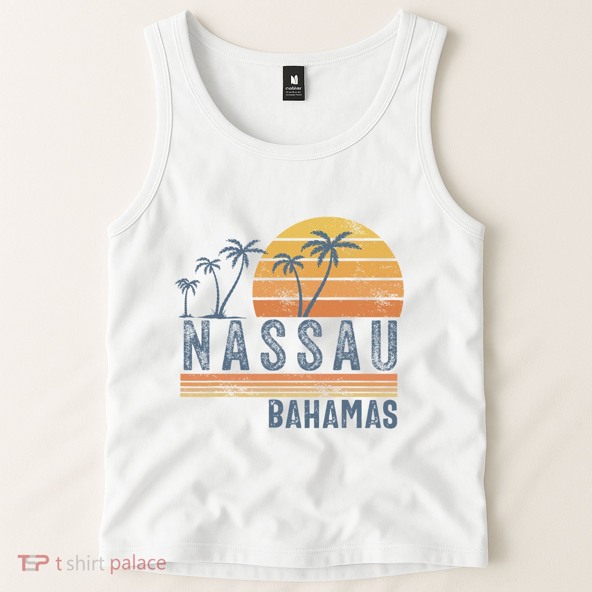 Nassau Bahamas Souvenir Vacation Travel Reminder Tank Top