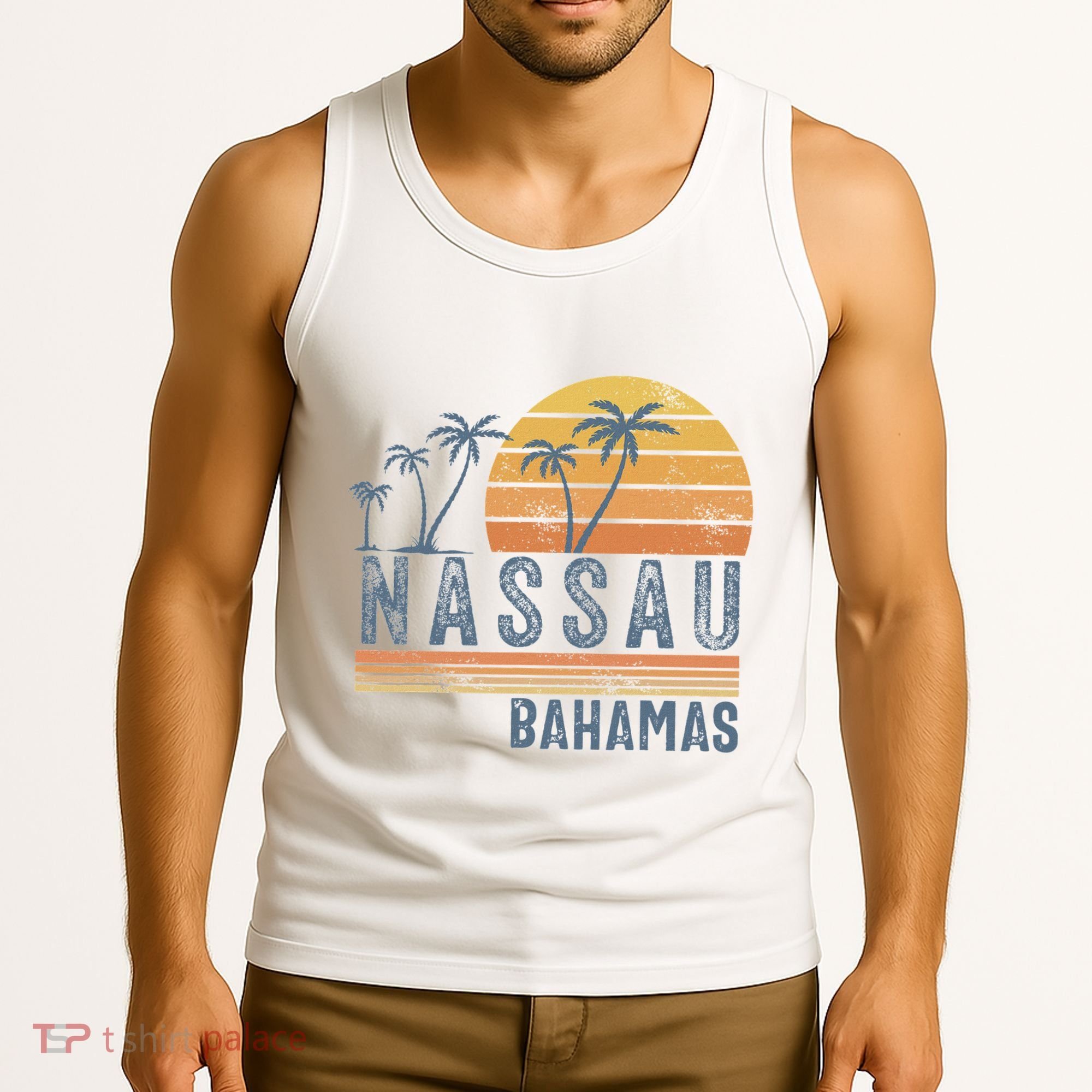 Nassau Bahamas Souvenir Vacation Travel Reminder Tank Top