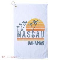 Nassau Bahamas Souvenir Vacation Travel Reminder Golf Towel thumb 0