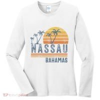 Nassau Bahamas Souvenir Vacation Travel Reminder Women's Long Sleeve Shirt thumb 0
